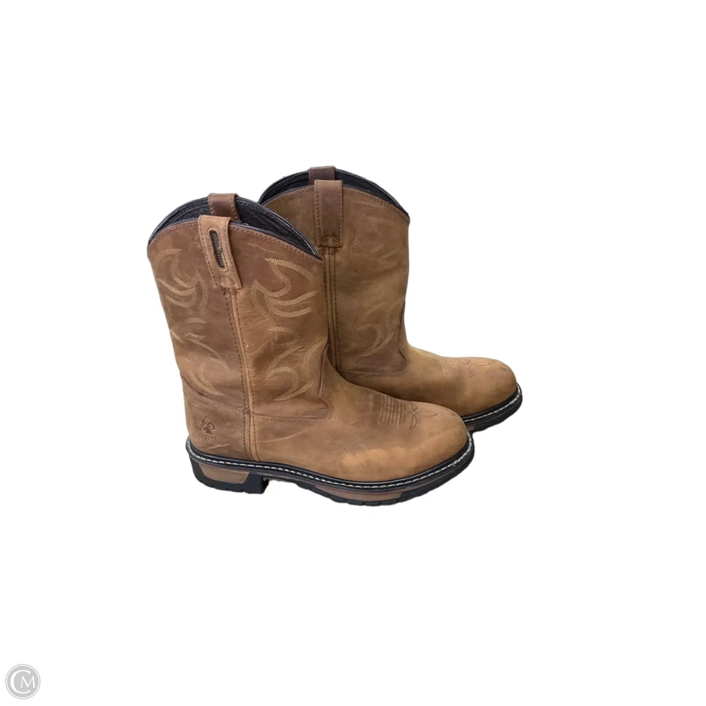 Boots Leather By Cma In Brown, Size: 11