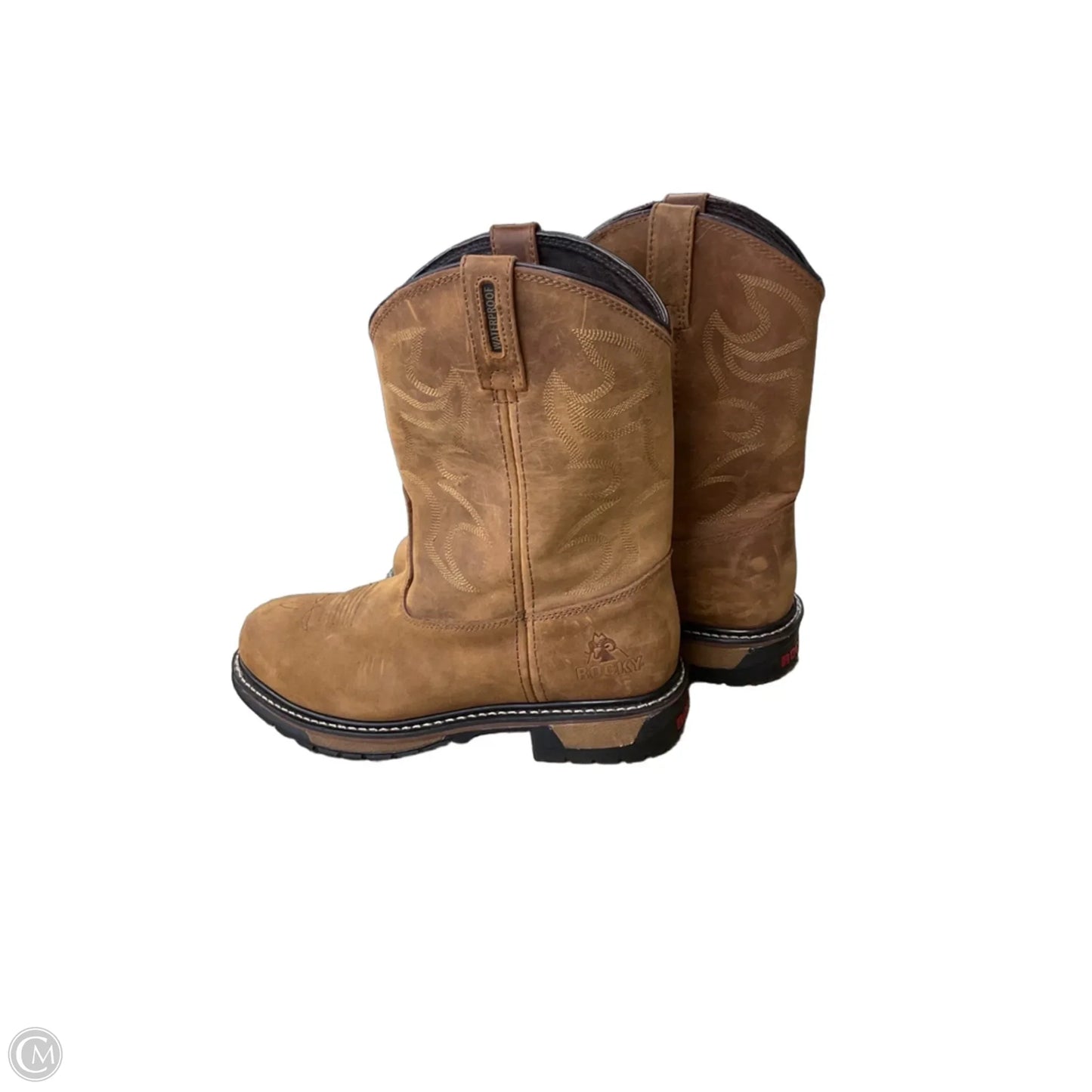Boots Leather By Cma In Brown, Size: 11