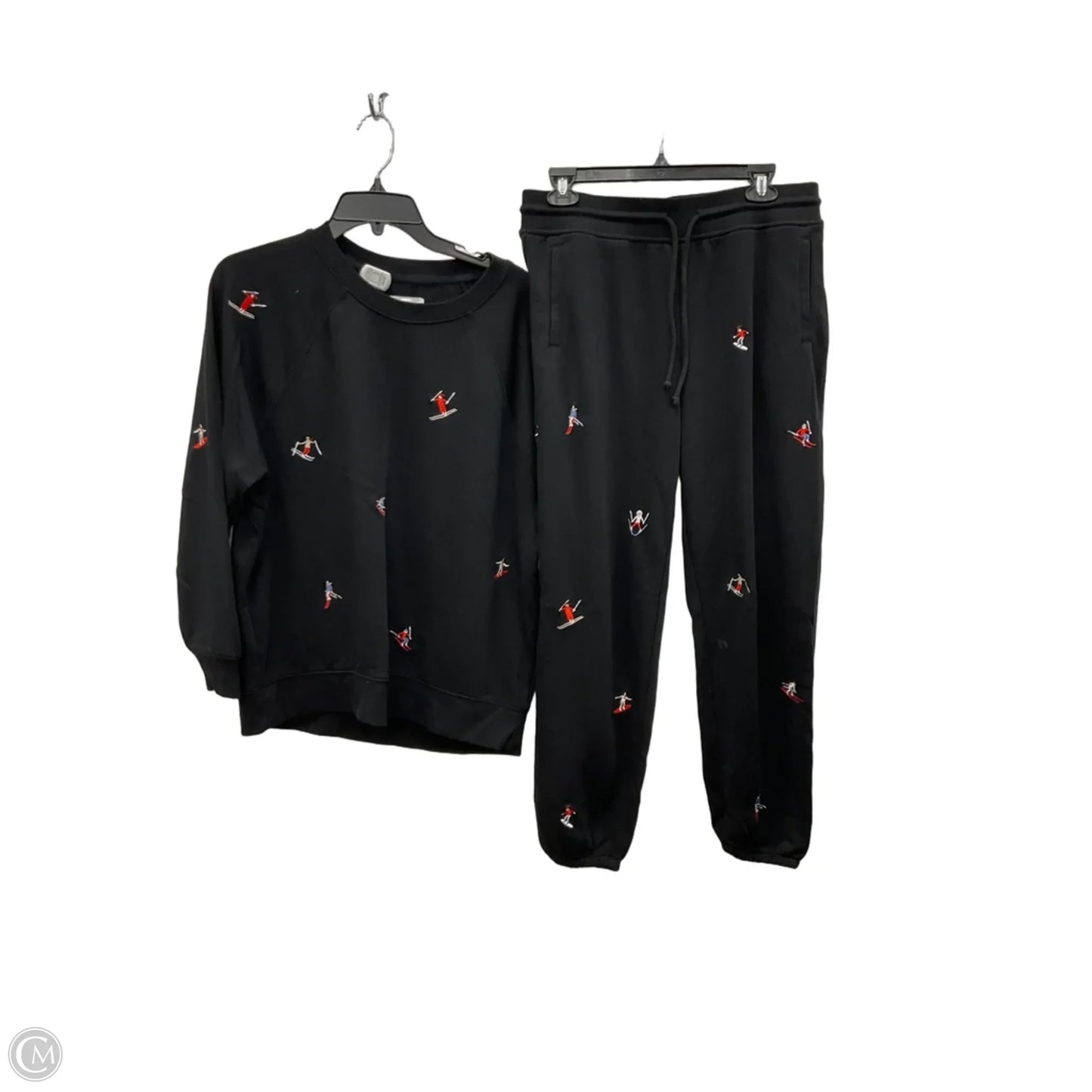 Lounge Set Pants By Lou And Grey In Black, Size: M