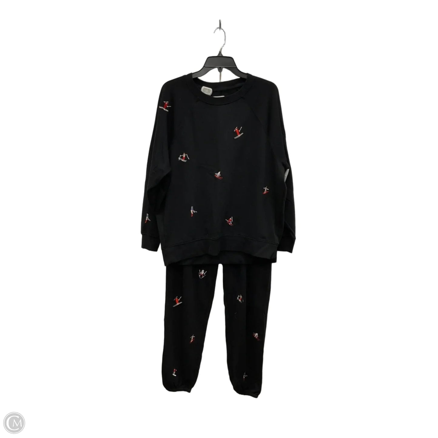 Lounge Set Pants By Lou And Grey In Black, Size: M