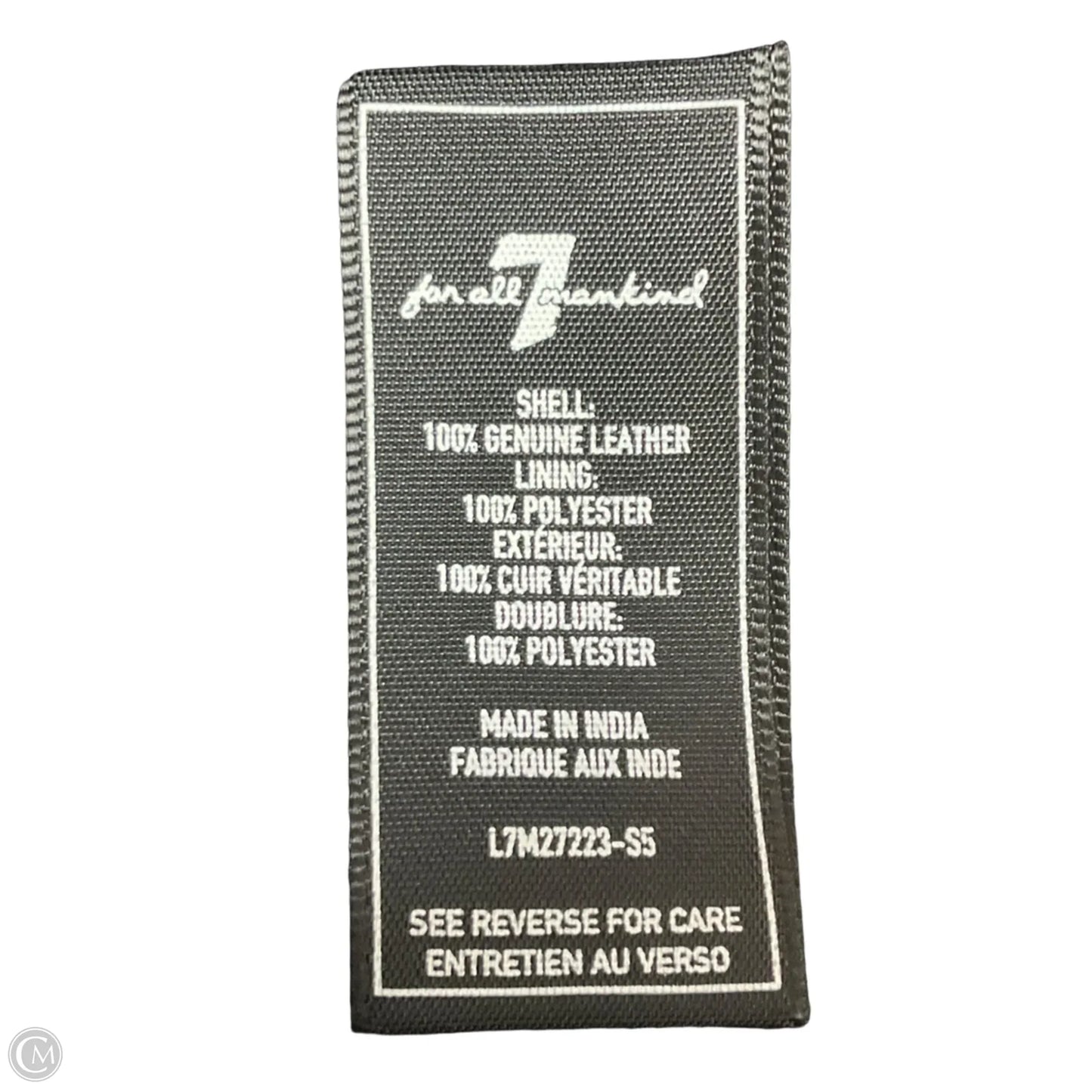 Jacket Moto Leather By 7 For All Mankind In Pink, Size: M