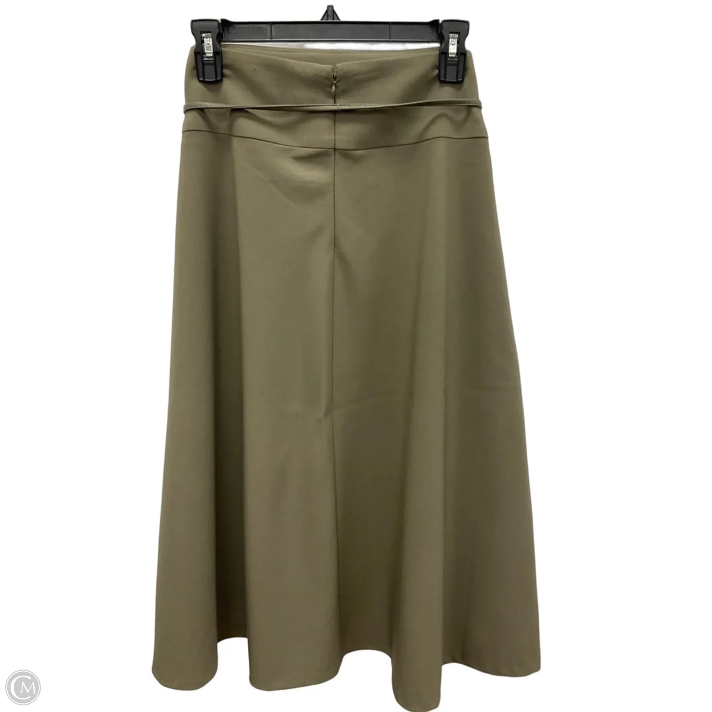 Skirt Midi By Calvin Klein In Green, Size: Xl