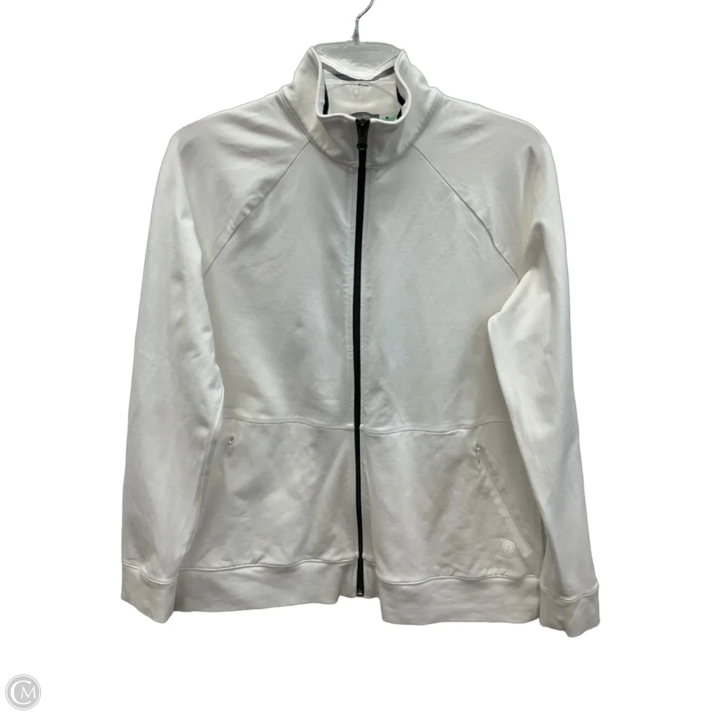 Athletic Jacket By Talbots In Yellow, Size: Lp