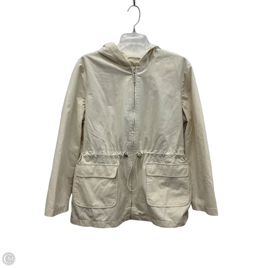 Coat Raincoat By Talbots In Tan, Size: M