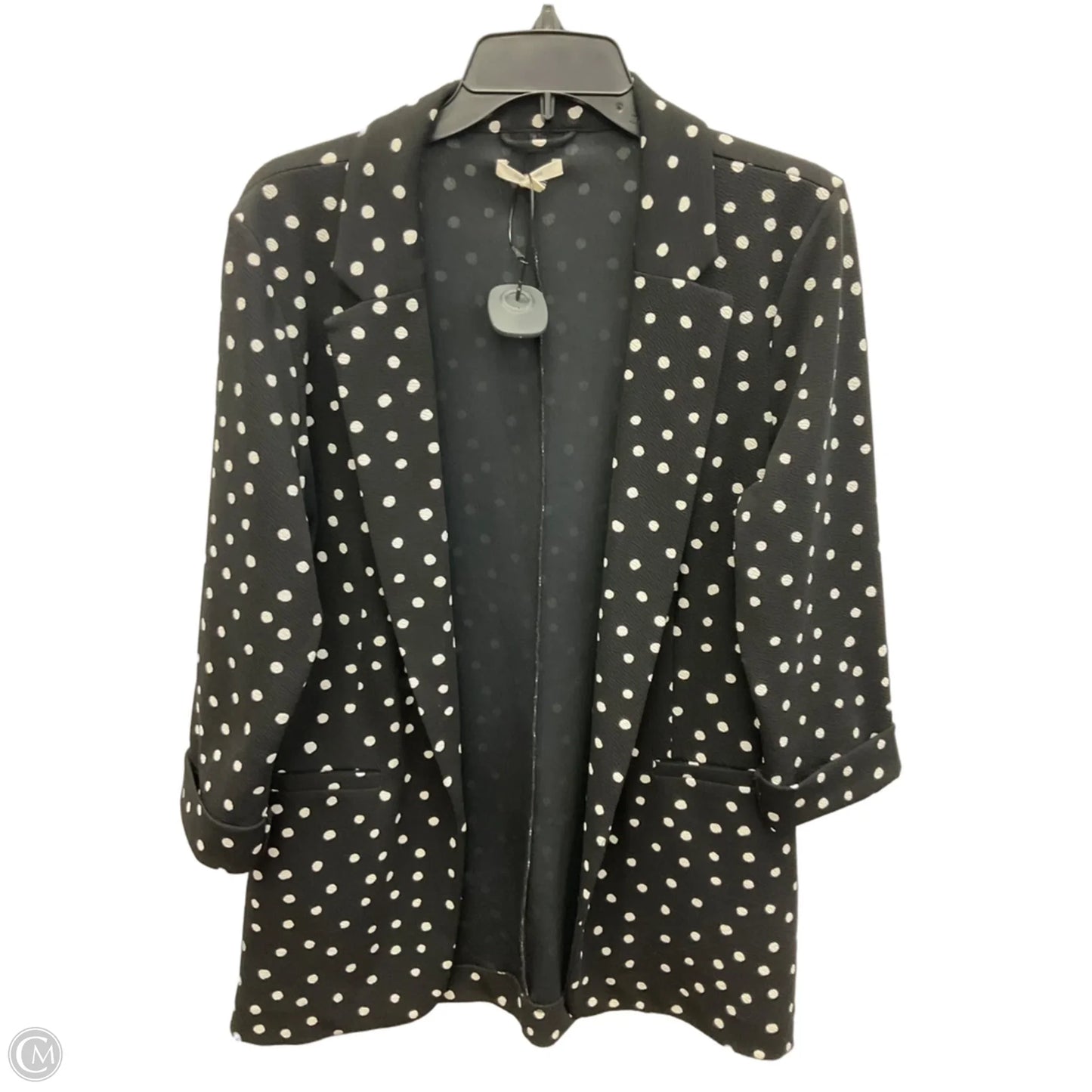Blazer By Maurices In Black & White, Size: L