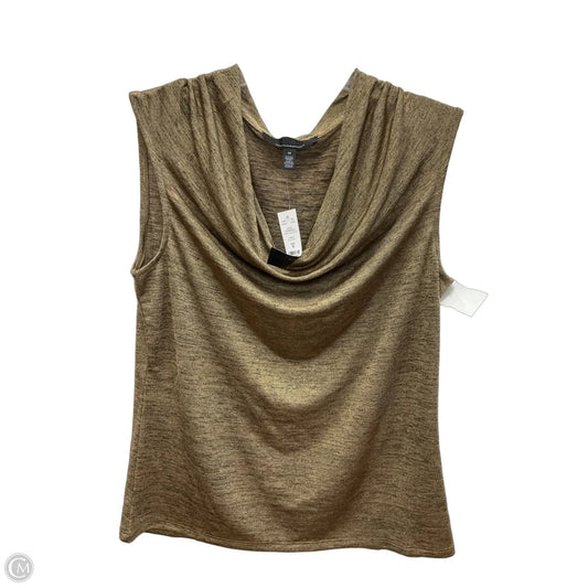 Top Sleeveless By White House Black Market In Gold, Size: M