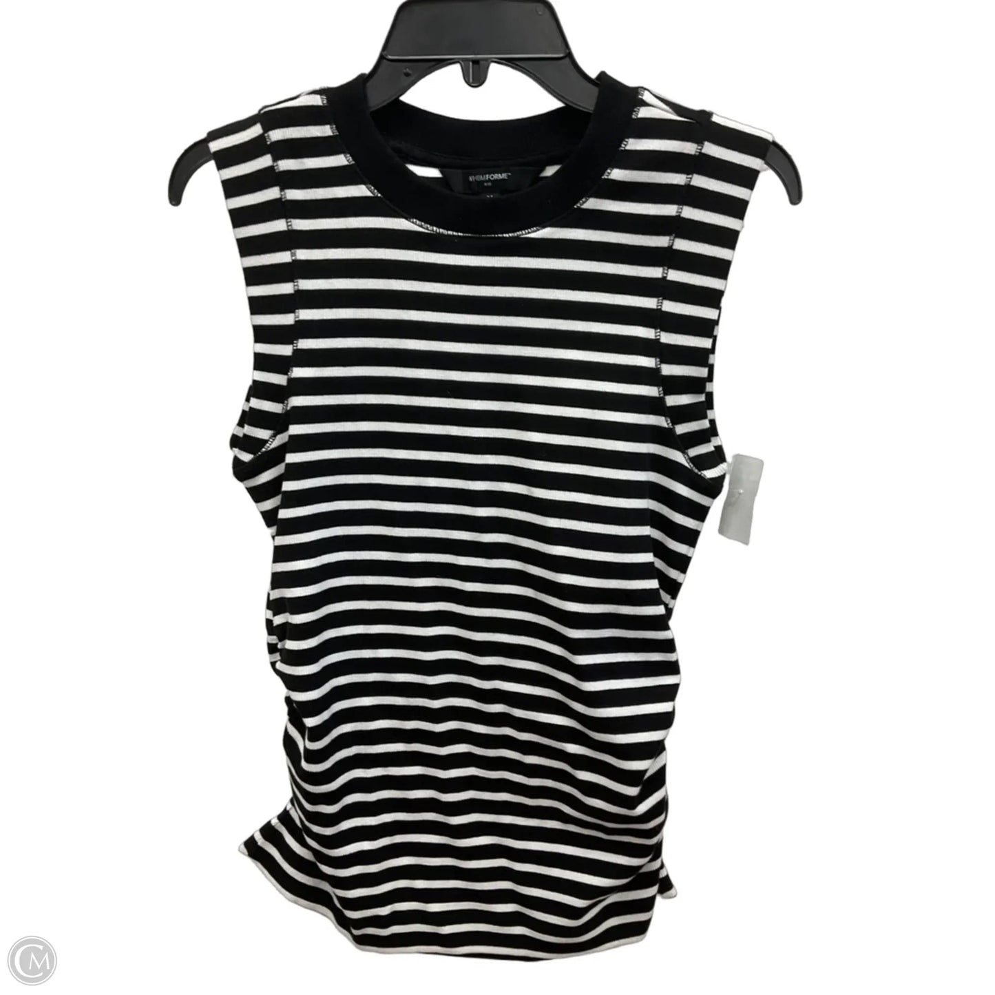 Top Sleeveless By White House Black Market In Black & White, Size: M