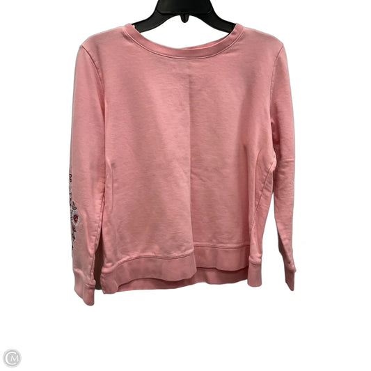 Top Long Sleeve By Talbots In Pink, Size: M