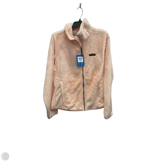 Jacket Faux Fur & Sherpa By Columbia In Peach, Size: L