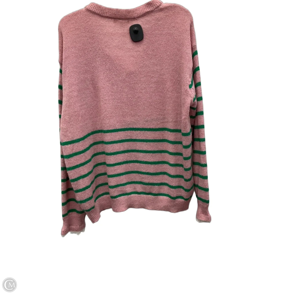 Sweater By Easel In Striped Pattern, Size: L