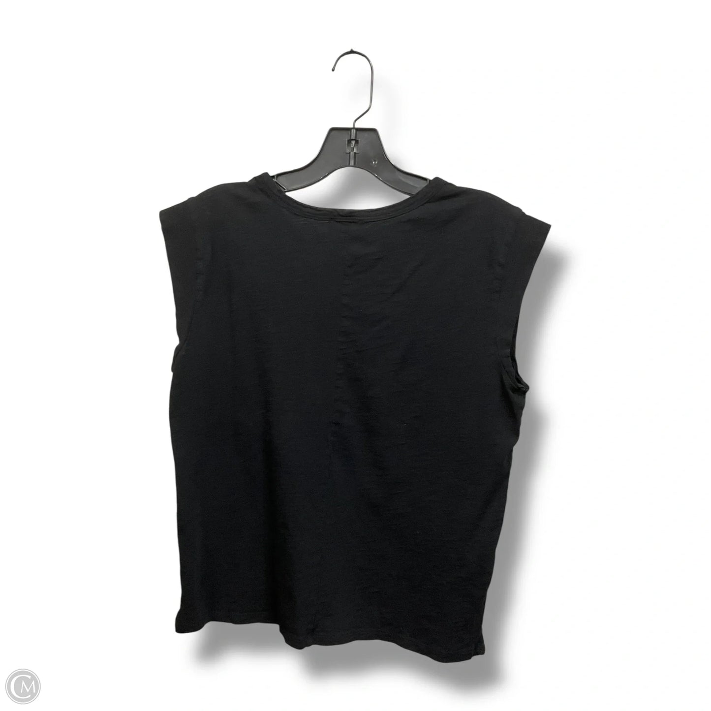 Top Sleeveless By Loft In Black, Size: M