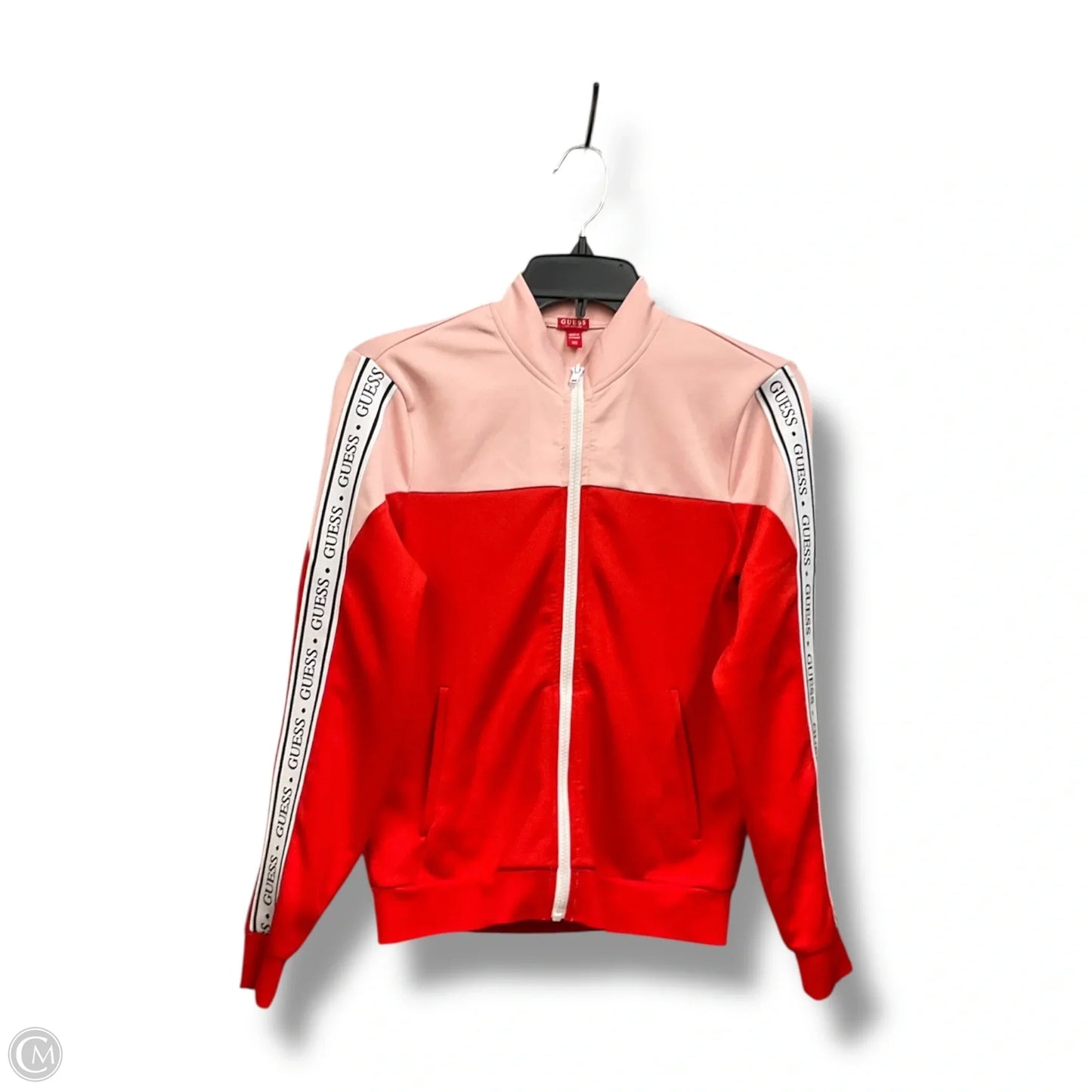 Jacket Other By Guess In Pink & Red, Size: Xs