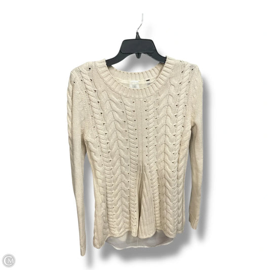 Sweater By Cabi In Cream, Size: S