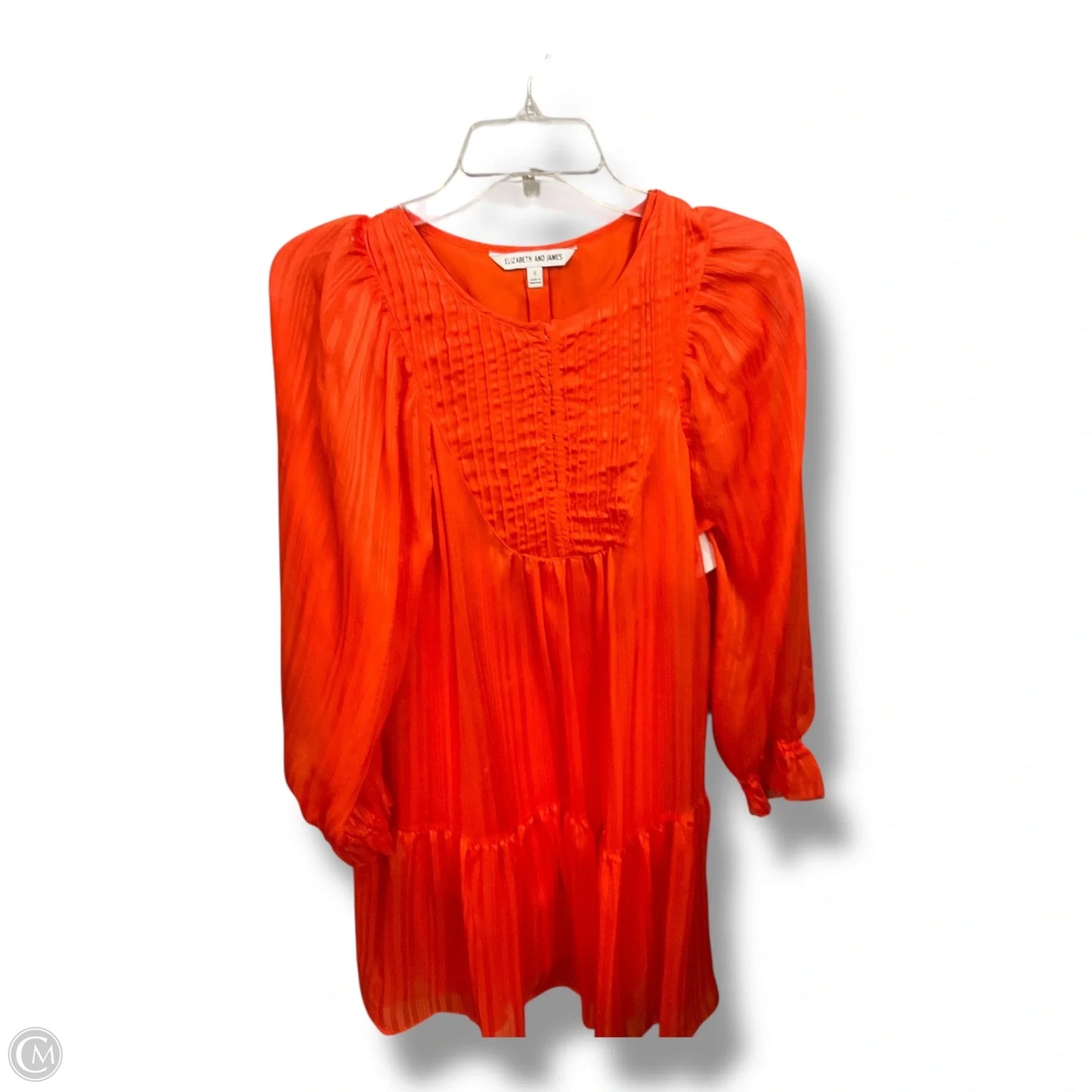 Dress Casual Short By Elizabeth And James In Orange, Size: S