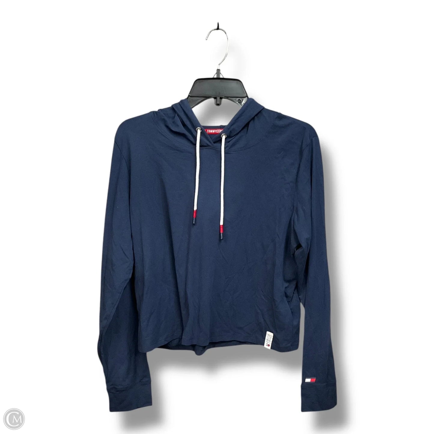 Top Long Sleeve By Tommy Hilfiger In Blue, Size: L