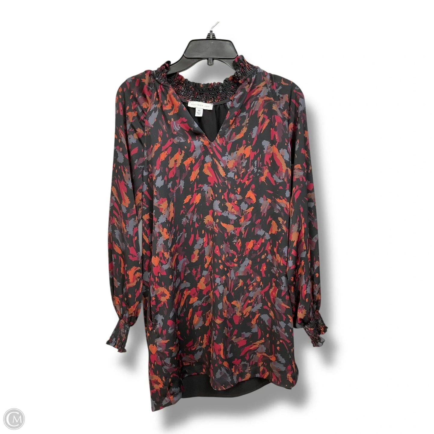 Tunic Long Sleeve By Allison Joy In Multi-colored, Size: Xs