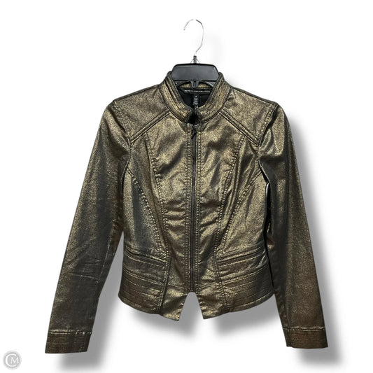 Jacket Other By White House Black Market In Gold, Size: 0