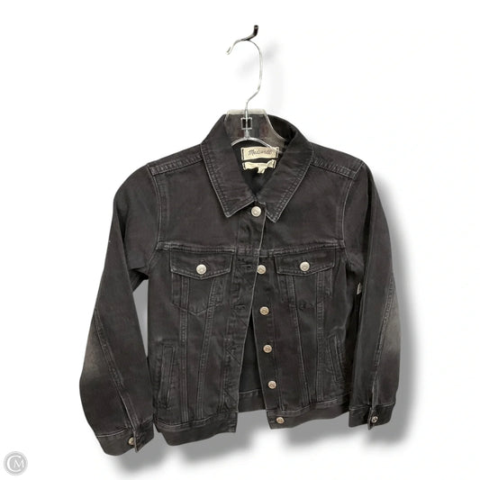 Jacket Denim By Madewell In Black, Size: Xxs
