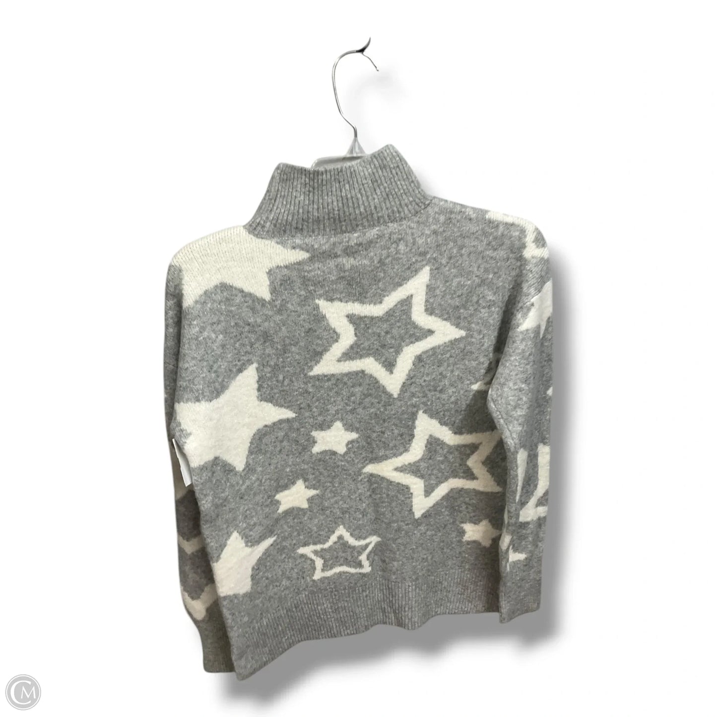Sweater By Lou And Grey In Grey & White, Size: Xs