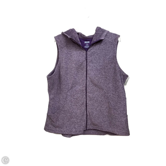 Vest Fleece By Duluth Trading In Purple, Size: Xxl