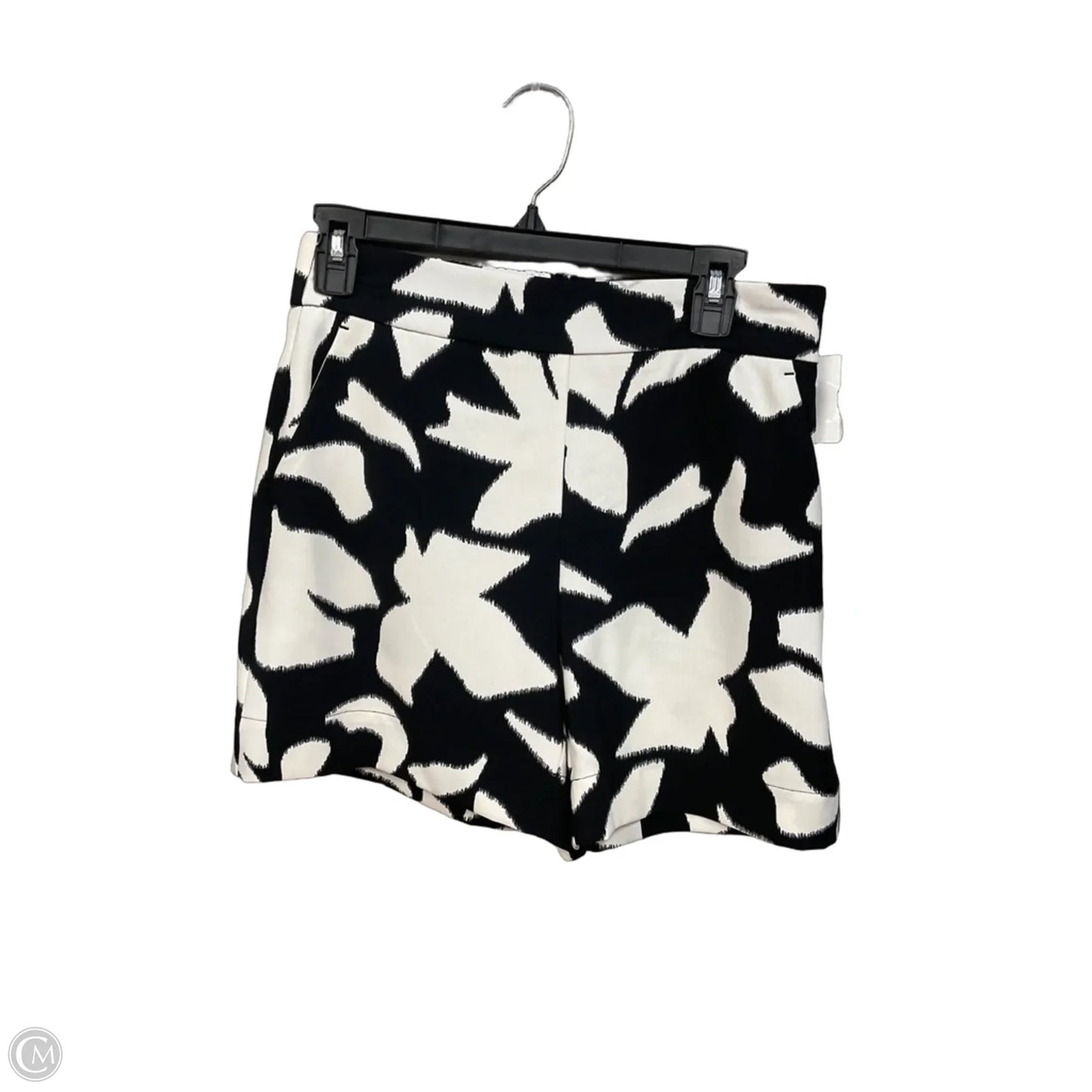 Shorts By Nine West In Black & Cream, Size: 4