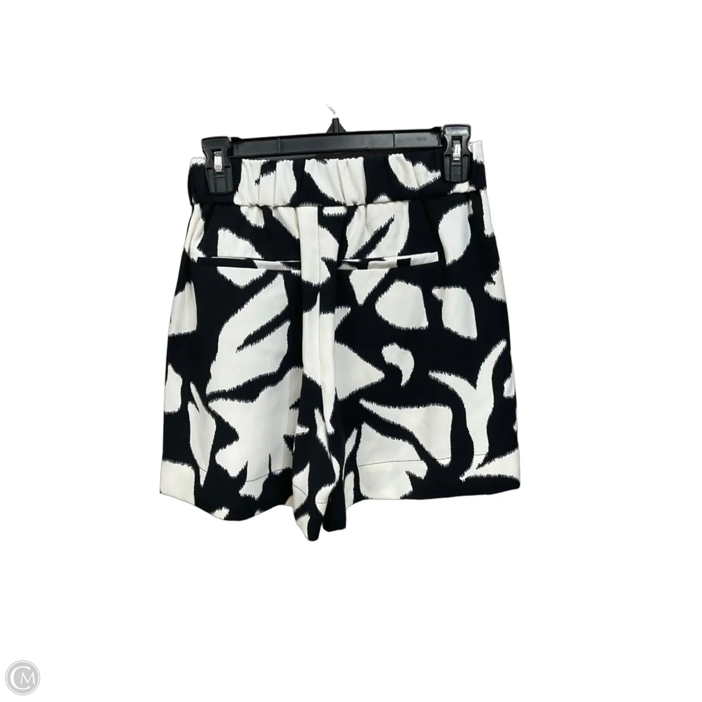 Shorts By Nine West In Black & Cream, Size: 4