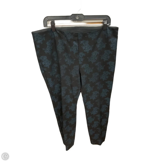 Pants Dress By Alfani In Black & Blue, Size: 14