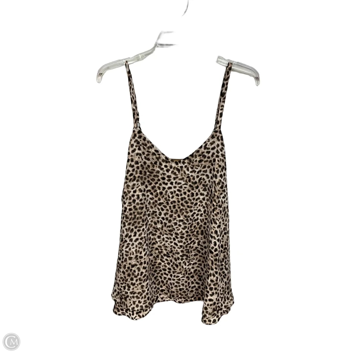Top Sleeveless By Torrid In Leopard Print, Size: L