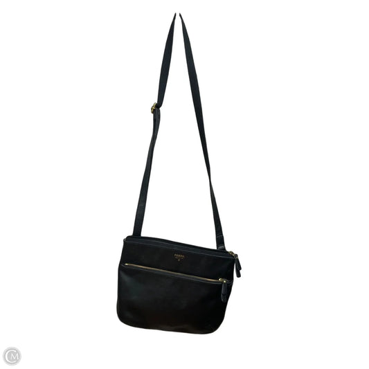 Crossbody Leather By Fossil, Size: Medium