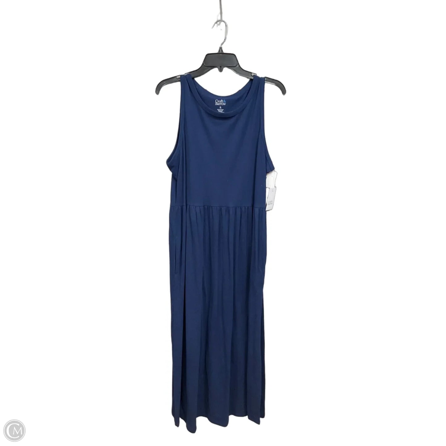 Dress Casual Maxi By Croft And Barrow In Blue, Size: Xl