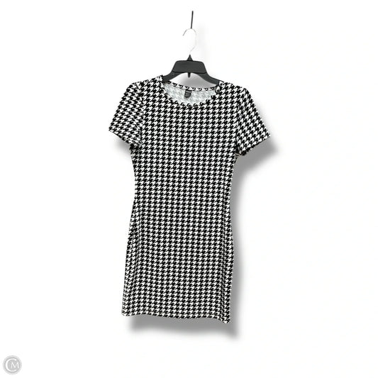 Dress Casual Midi By Shein In Black & White, Size: M