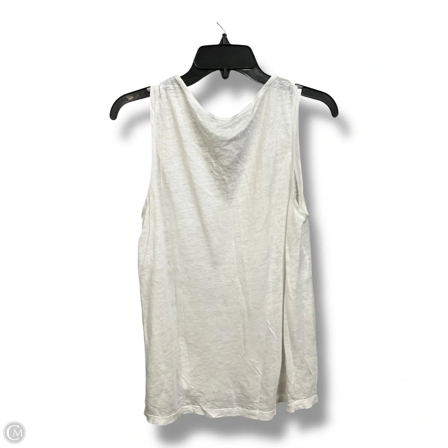 Top Sleeveless By Banana Republic In White, Size: S