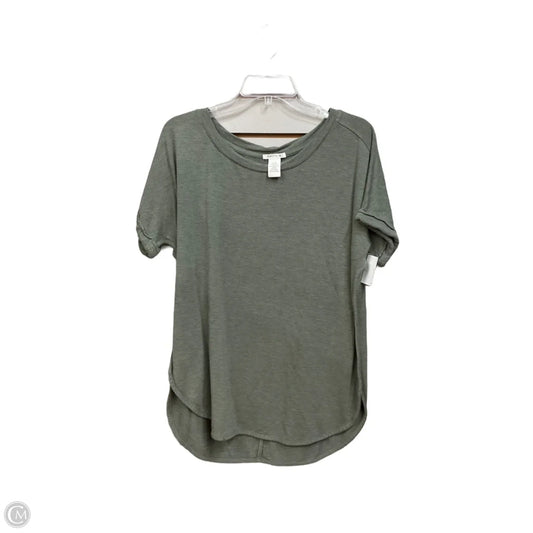Top Short Sleeve Basic By Matty M In Green, Size: M