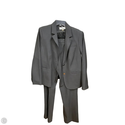 Pants Suit 2pc By Calvin Klein In Grey, Size: Xl