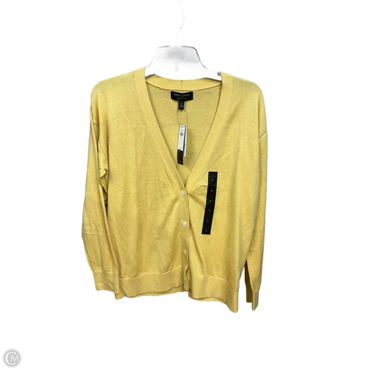 Cardigan By Banana Republic In Yellow, Size: S
