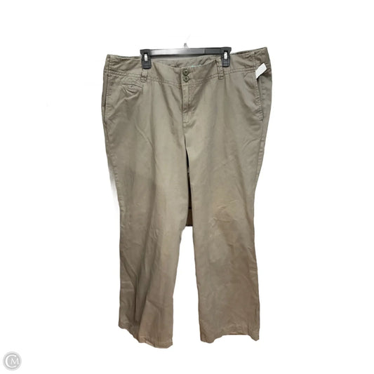 Pants Wide Leg By Lane Bryant In Green, Size: 22