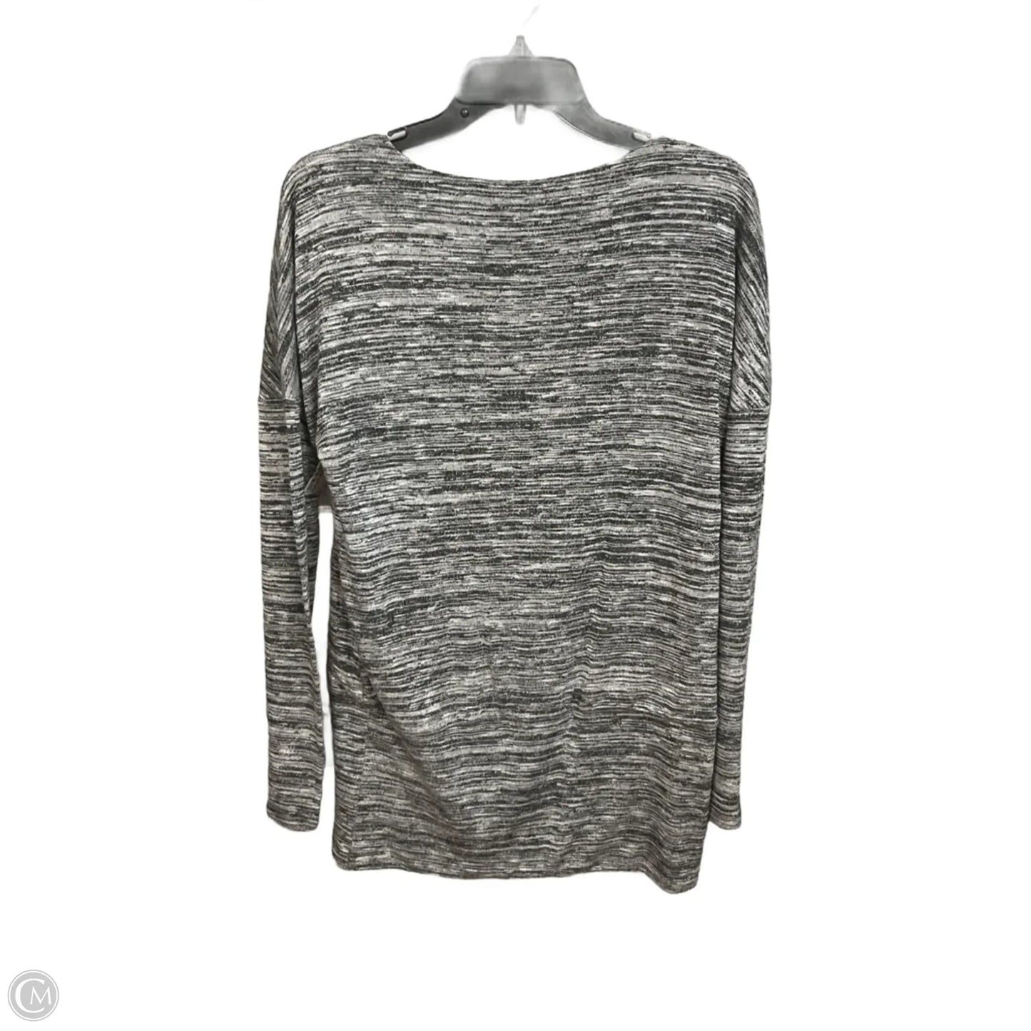 Top Long Sleeve By White House Black Market In Grey, Size: M