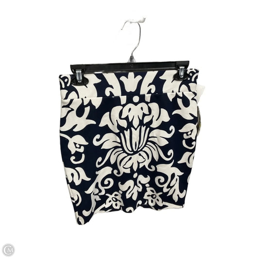 Skirt Mini & Short By Inc In Blue & White, Size: 4