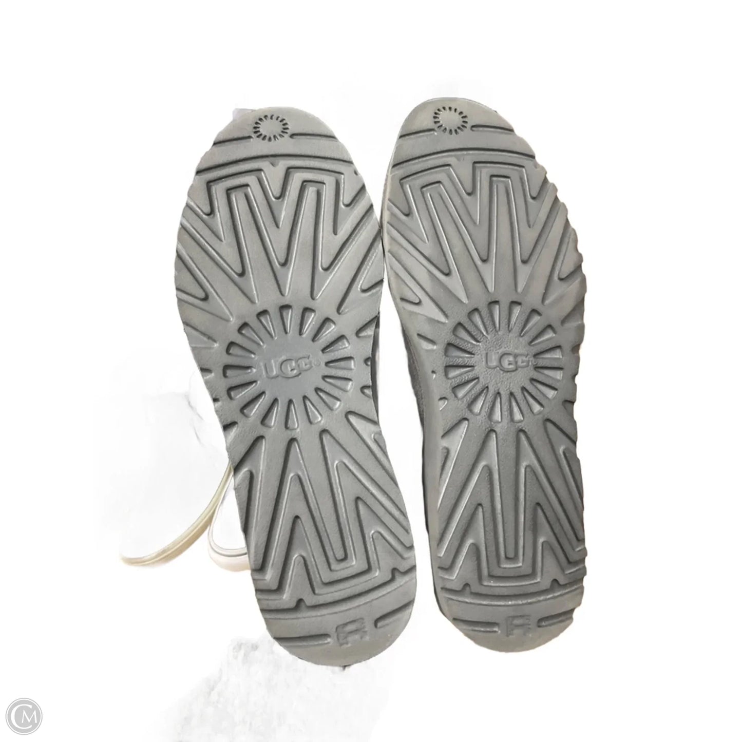 Boots Designer By Ugg In Grey, Size: 8