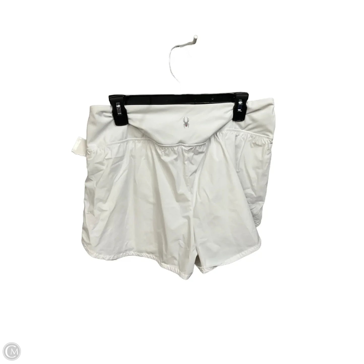 Athletic Shorts By Spyder In White, Size: L