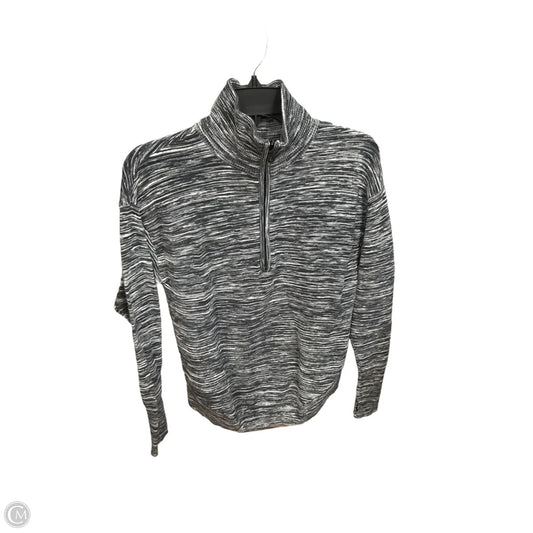 Athletic Top Long Sleeve Collar By Offline By Aerie In Green & White, Size: Xxs