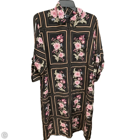 Dress Casual Midi By Ted Baker In Floral Print, Size: M