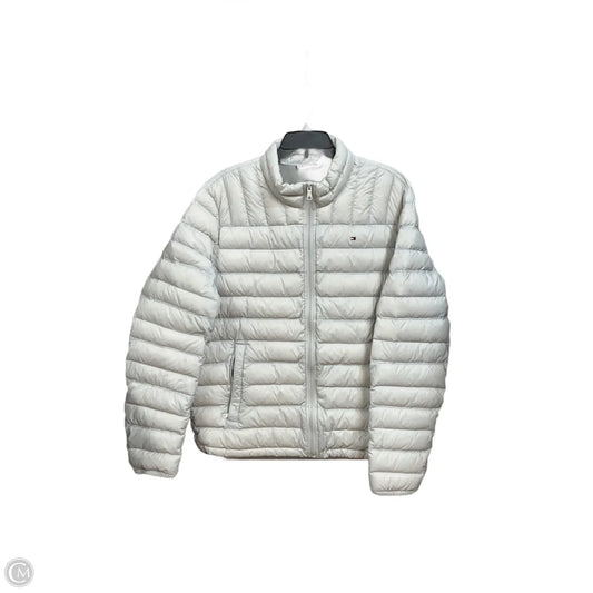 Coat Puffer & Quilted By Tommy Hilfiger In Grey, Size: Xl