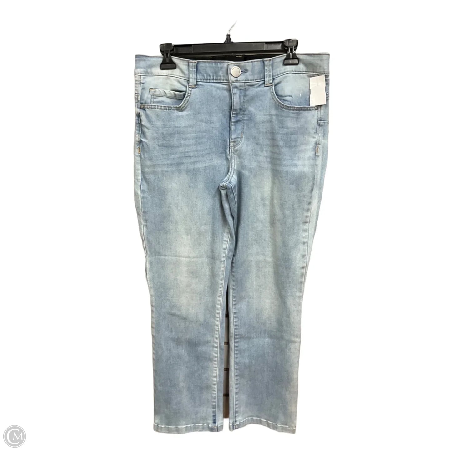 Jeans Straight By Vintage America In Blue Denim, Size: 12