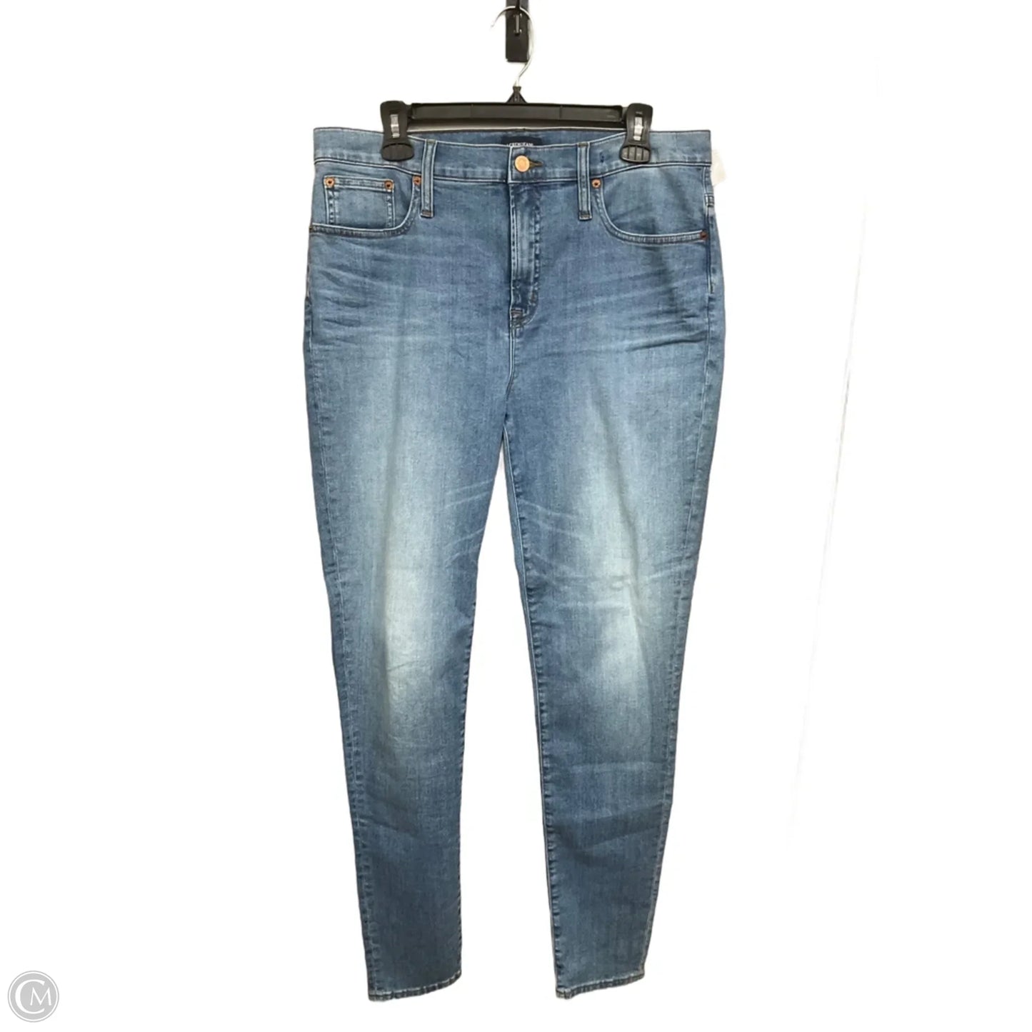 Jeans Skinny By J. Crew In Blue Denim, Size: 12