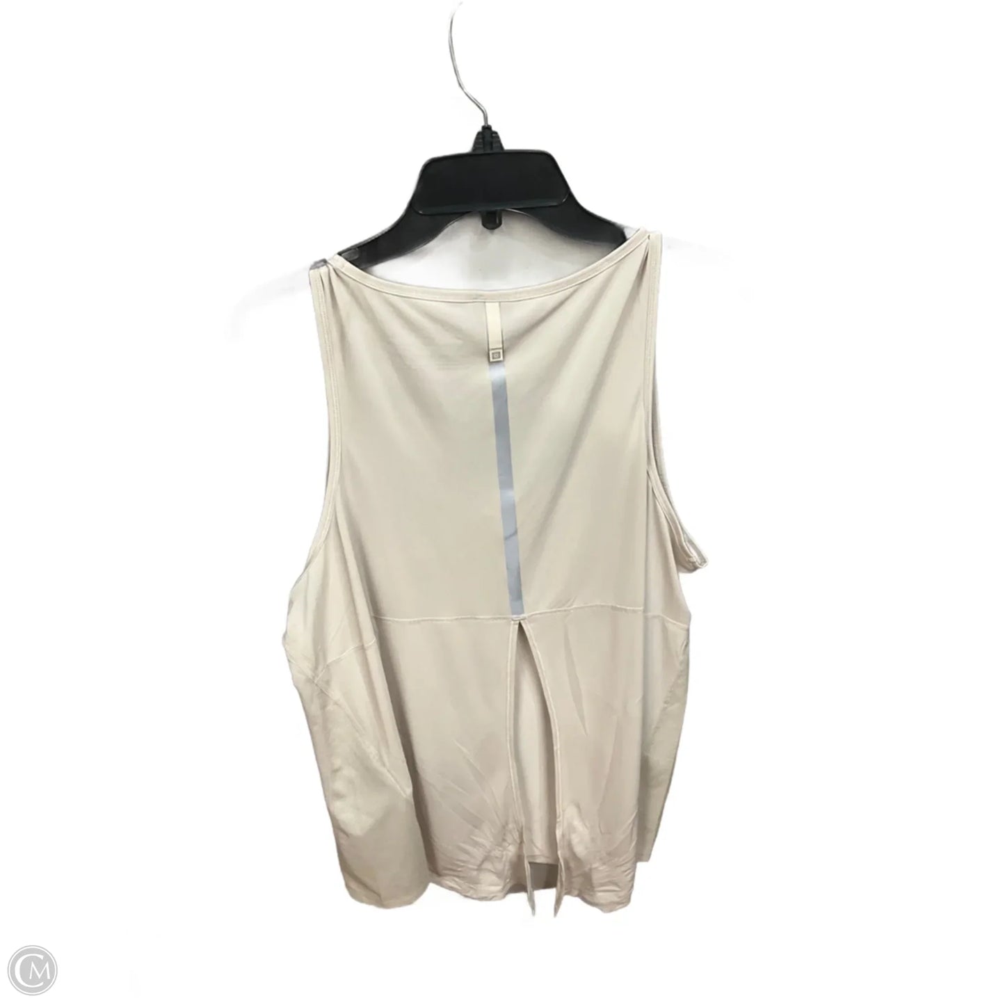 Athletic Tank Top By Clothes Mentor In Beige, Size: Xl