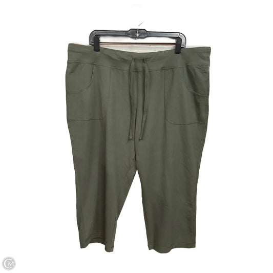 Athletic Pants By Athletic Works In Green, Size: 3x