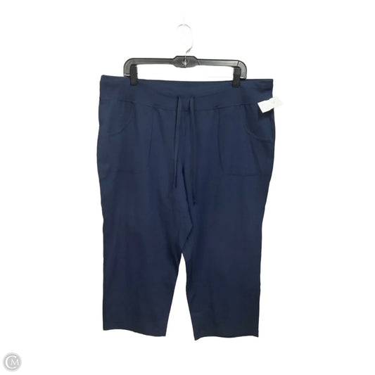 Athletic Pants By Athletic Works In Navy, Size: Xxl