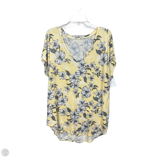 Top Sleeveless By Maurices In Floral Print, Size: 1x