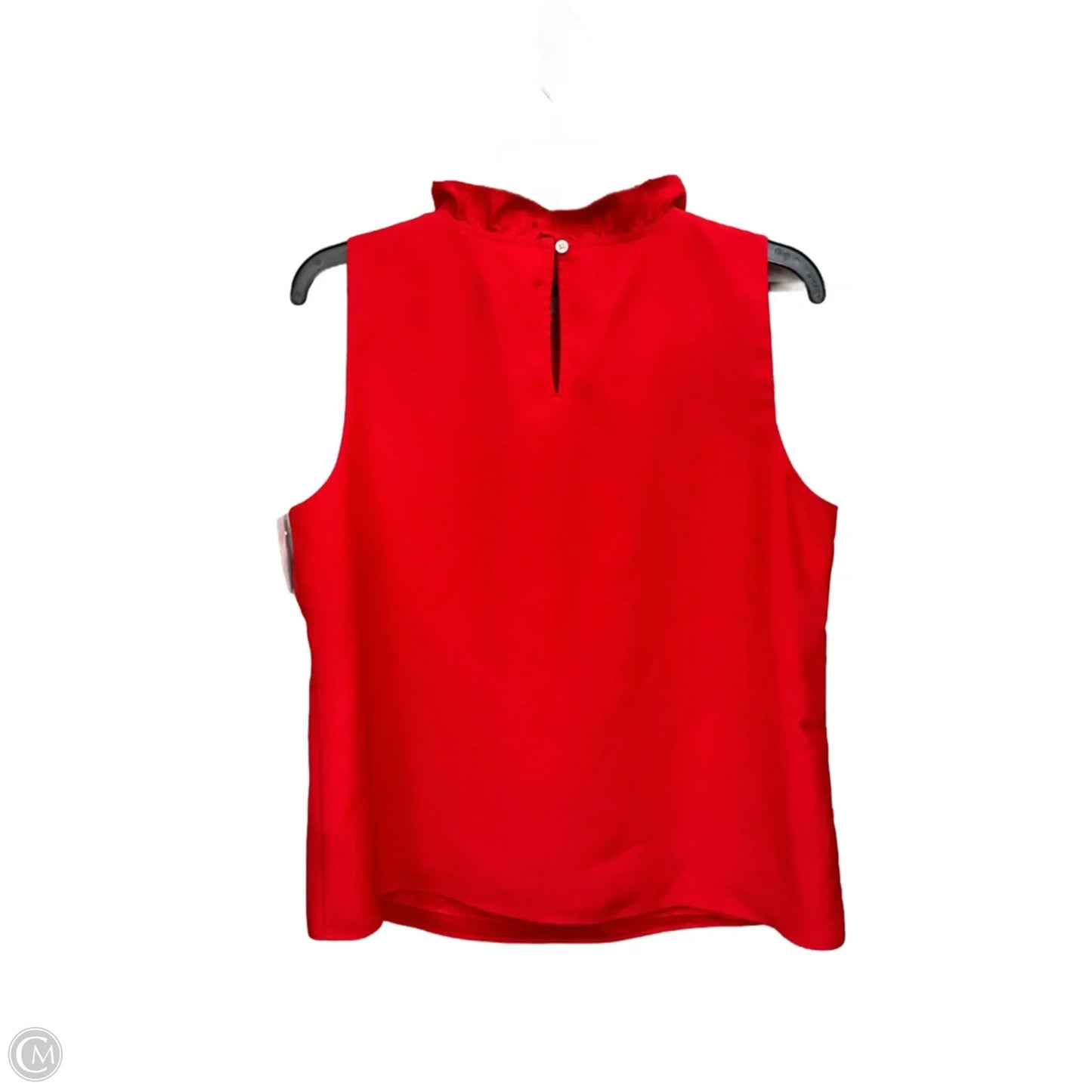 Top Sleeveless By J. Crew In Red, Size: M